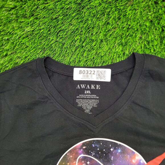 NASA Outer-Space Planet Shirt Womens 2XL 21x25 Black - Picture 8 of 11